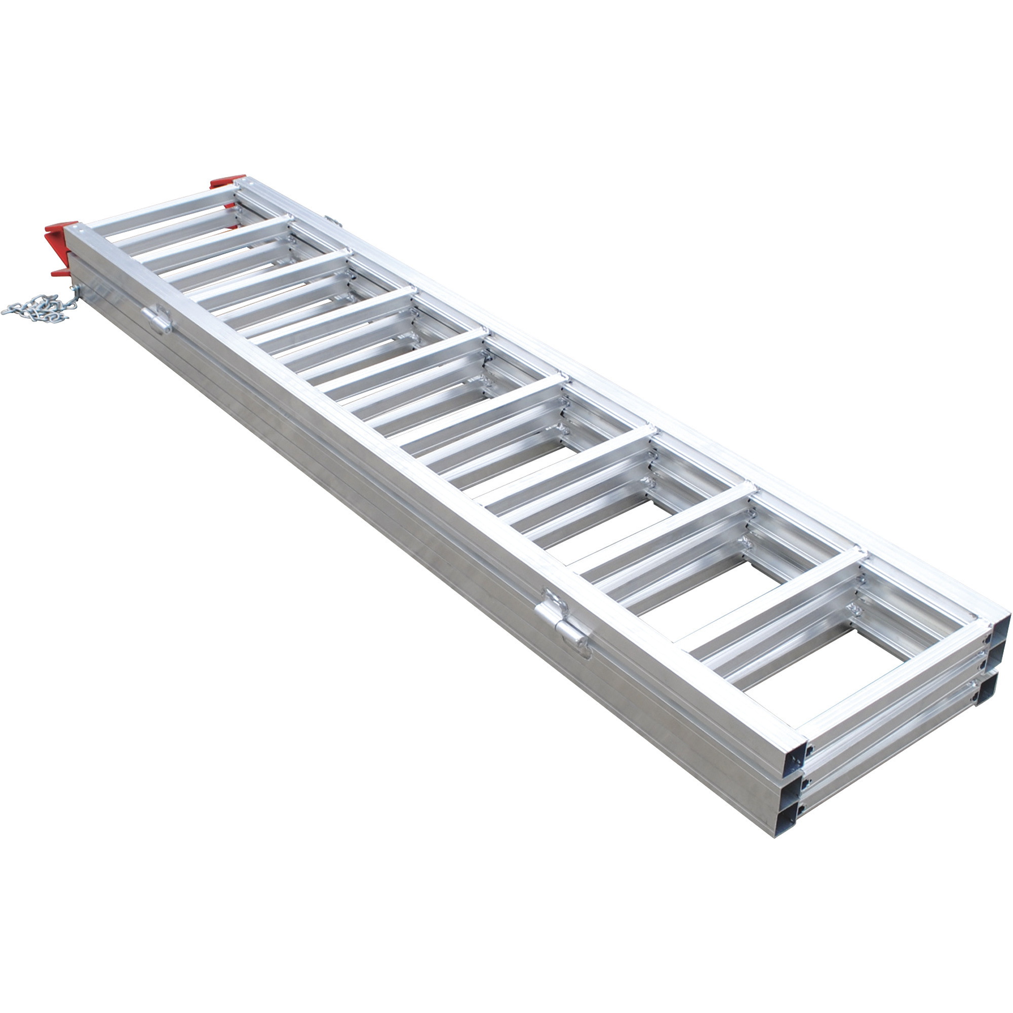 Ultra-Tow Trifold Aluminum Loading Ramp, 1500-Lb. Capacity, 77in.L x 50in.W x 2in.H